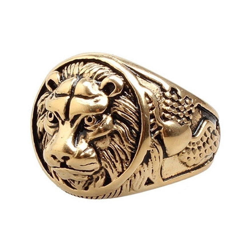 Samson Lion's Head Ring